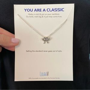 New 17” LilahV Make A Wish Necklace featuring a Cute Robot Pendant